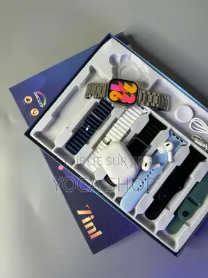 Photo - Montre Connectée + 1 Airpods+7 Bracelets