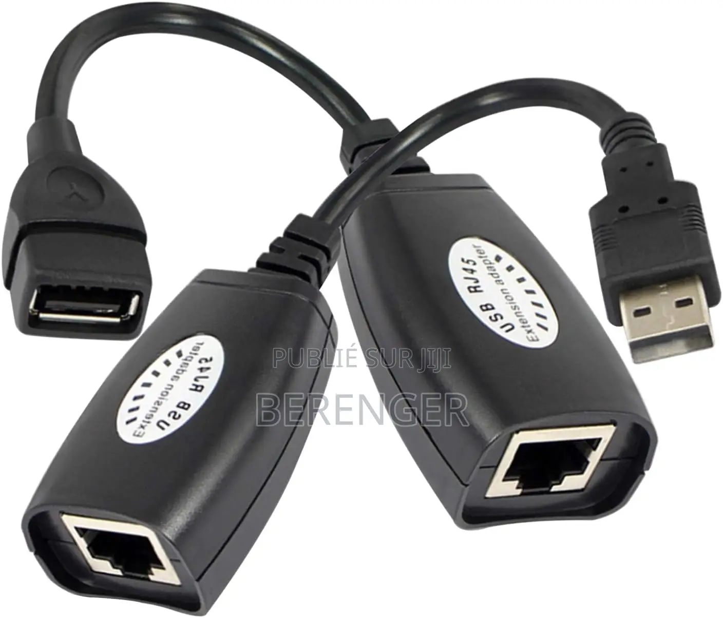 Usb 2.0 À Rj45 Adaptateur Lan Câble Extension Extender Sur Cat5 Cat6