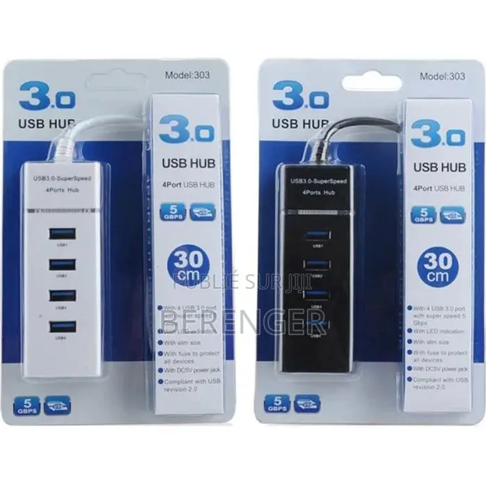 Multiplicateur 4 Port 3.0 Usb Hub Rallonge Usb Support
5 500 Cfa