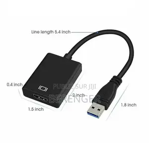 Adaptateur Usb 3.0 Vers Hdmi Qualité Hd 1080p