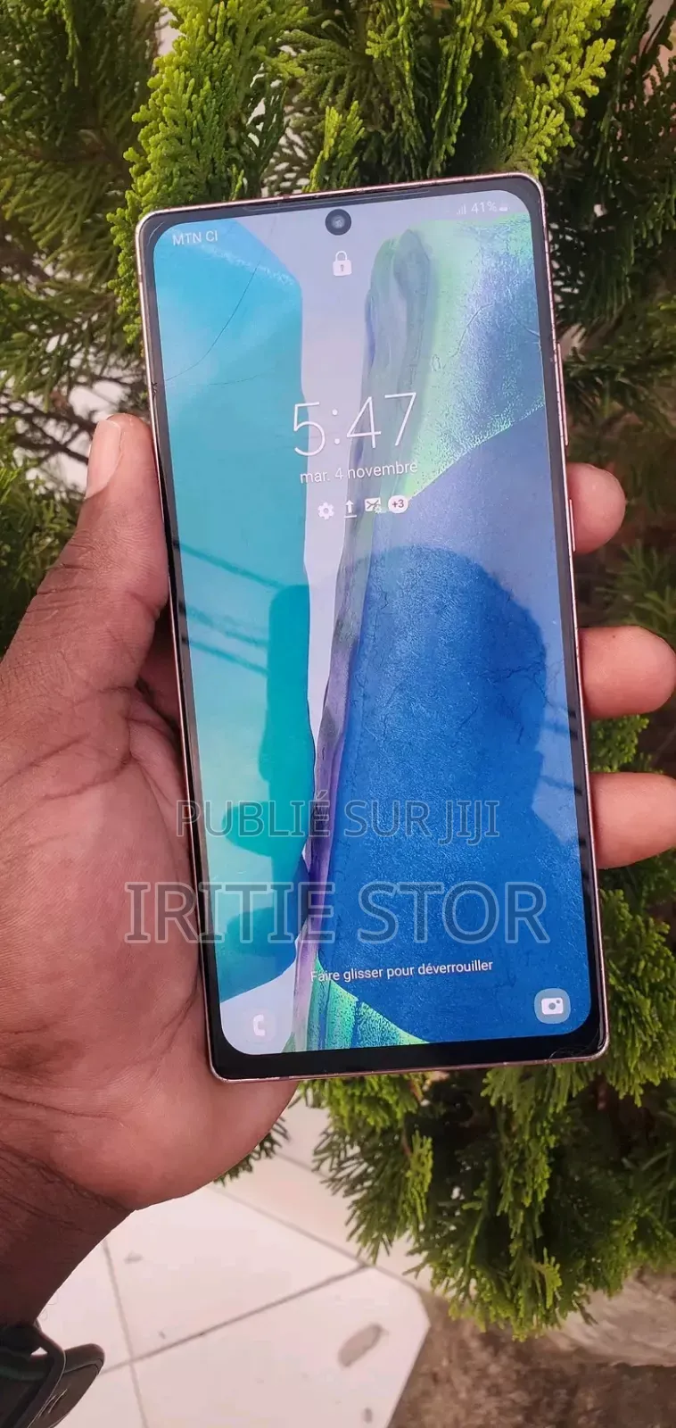 Samsung Galaxy Note 20 5G 128 GB Or rose