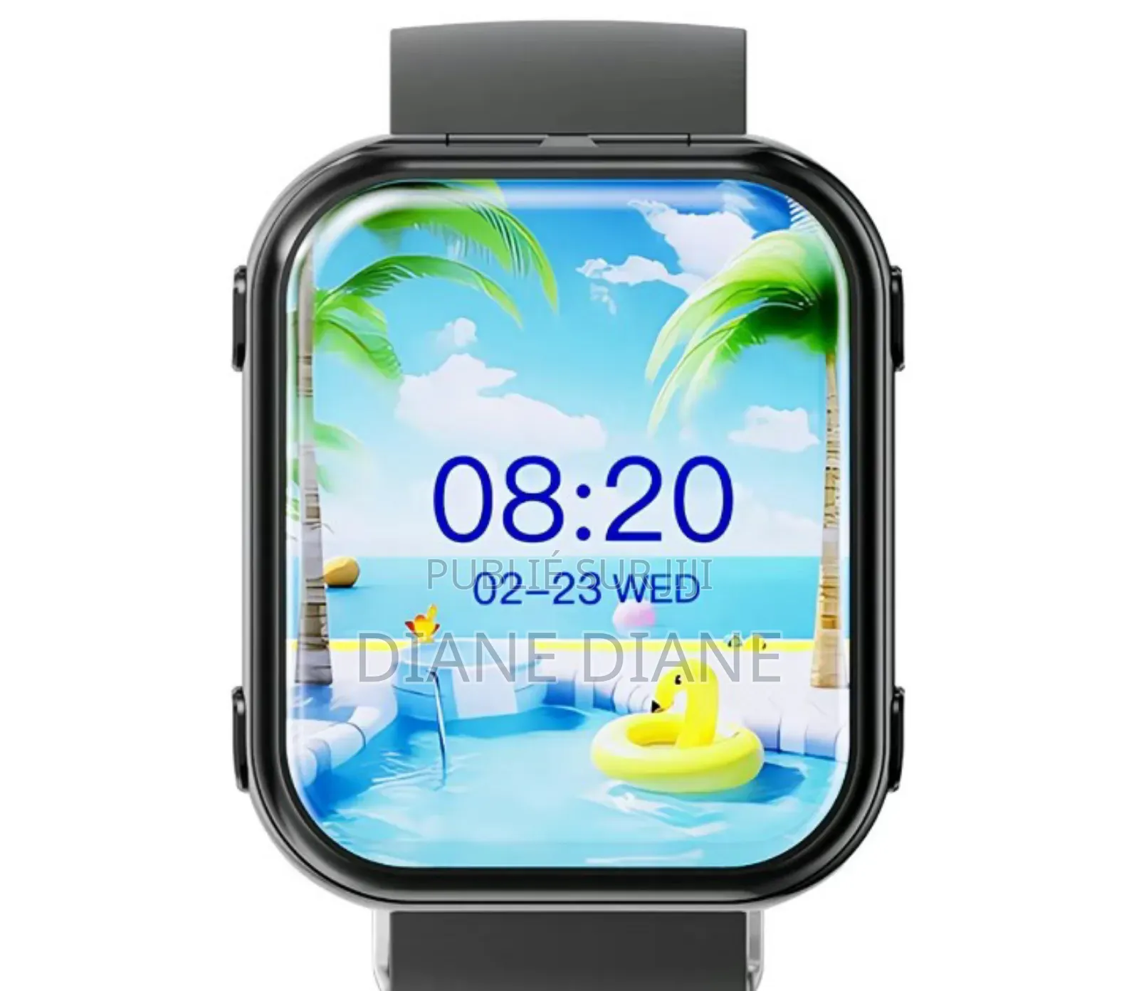 Montre Connectée D8 Avec Écouteurs Bluetooth, Écran Tactile