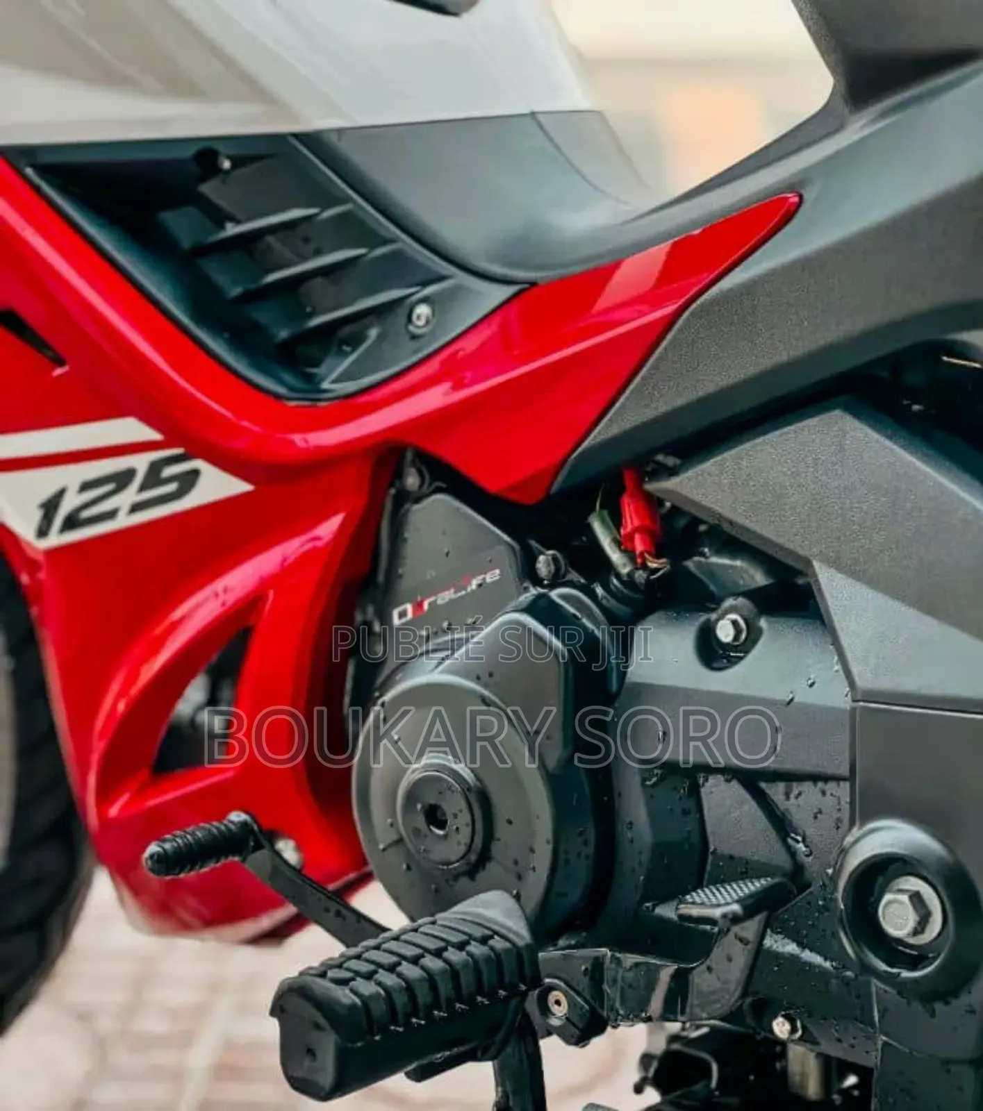 New TVS HLX 125 2025 Rouge