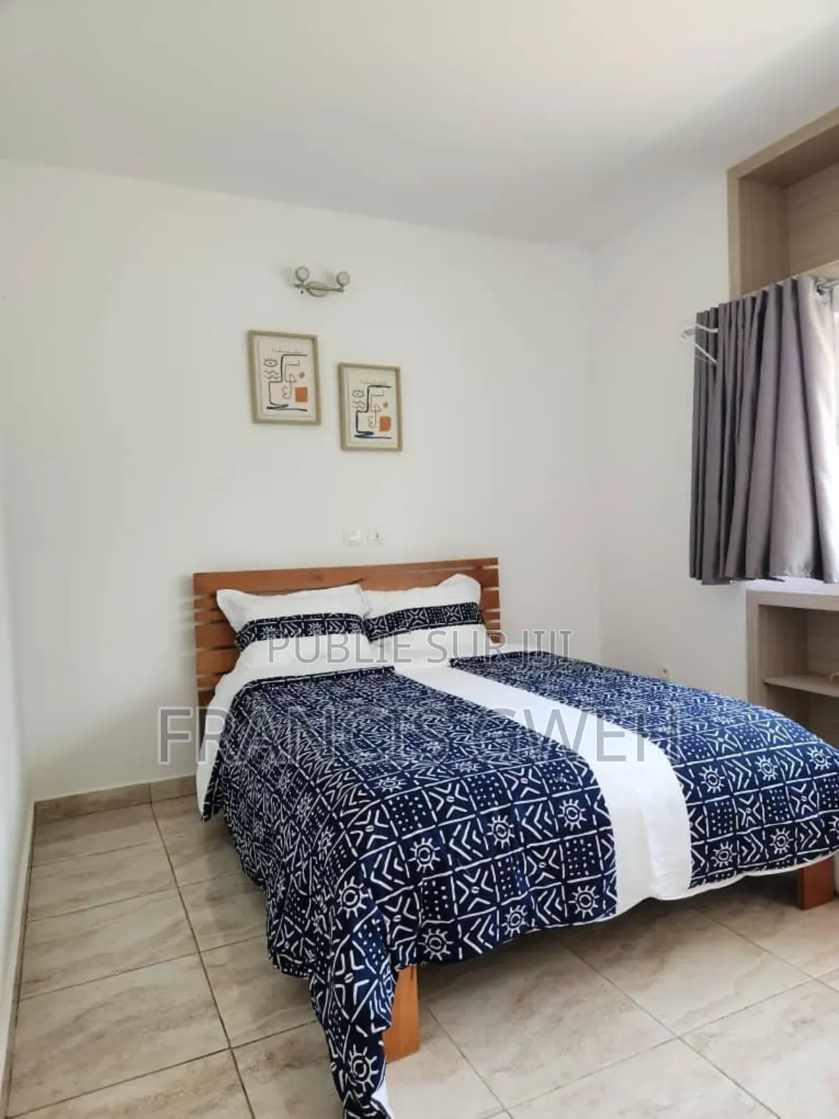 Furnished 3chbre Appartement dans Francis Gweh, Cocody à Louer