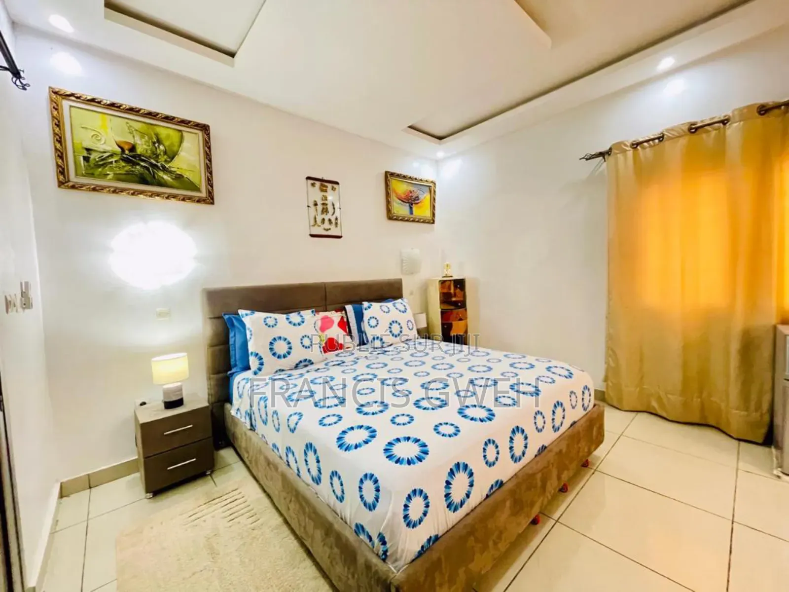 Furnished 4chbre Villa dans Francis Gweh, Cocody à Louer