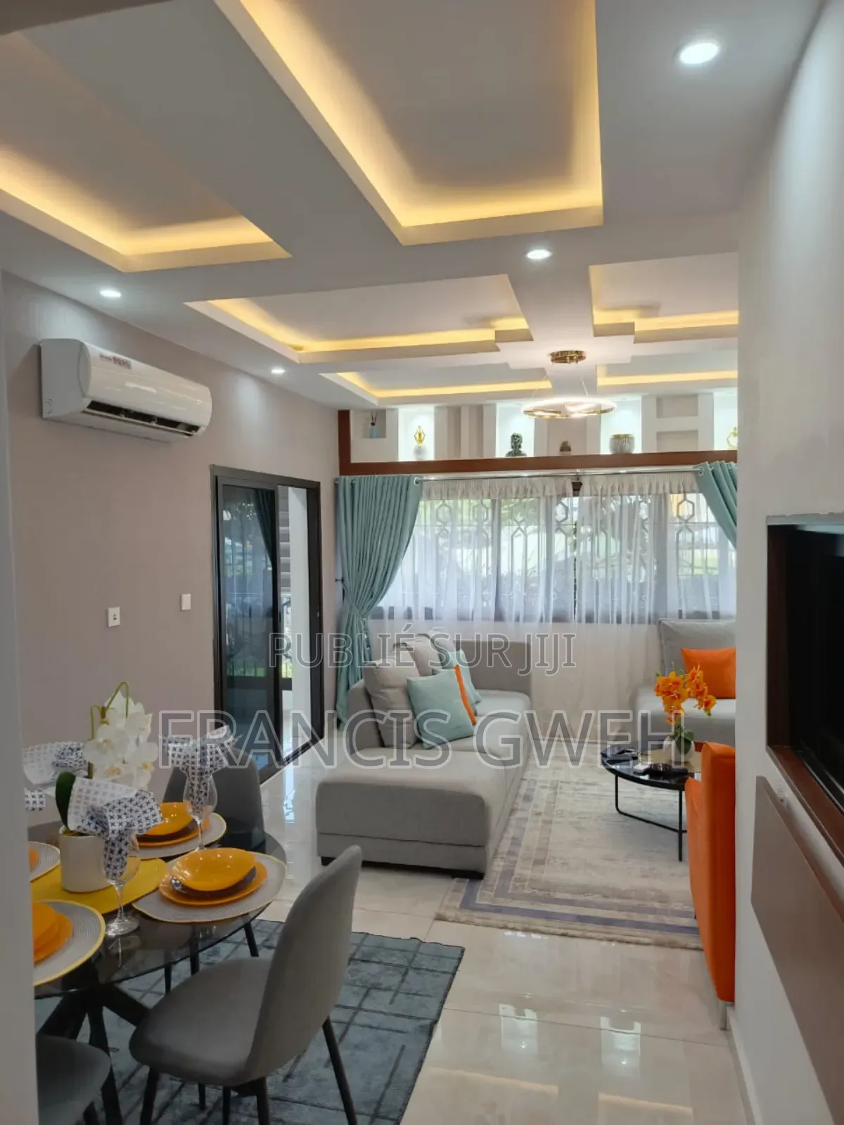 Furnished 2chbre Appartement dans Francis Gweh, Cocody à Louer