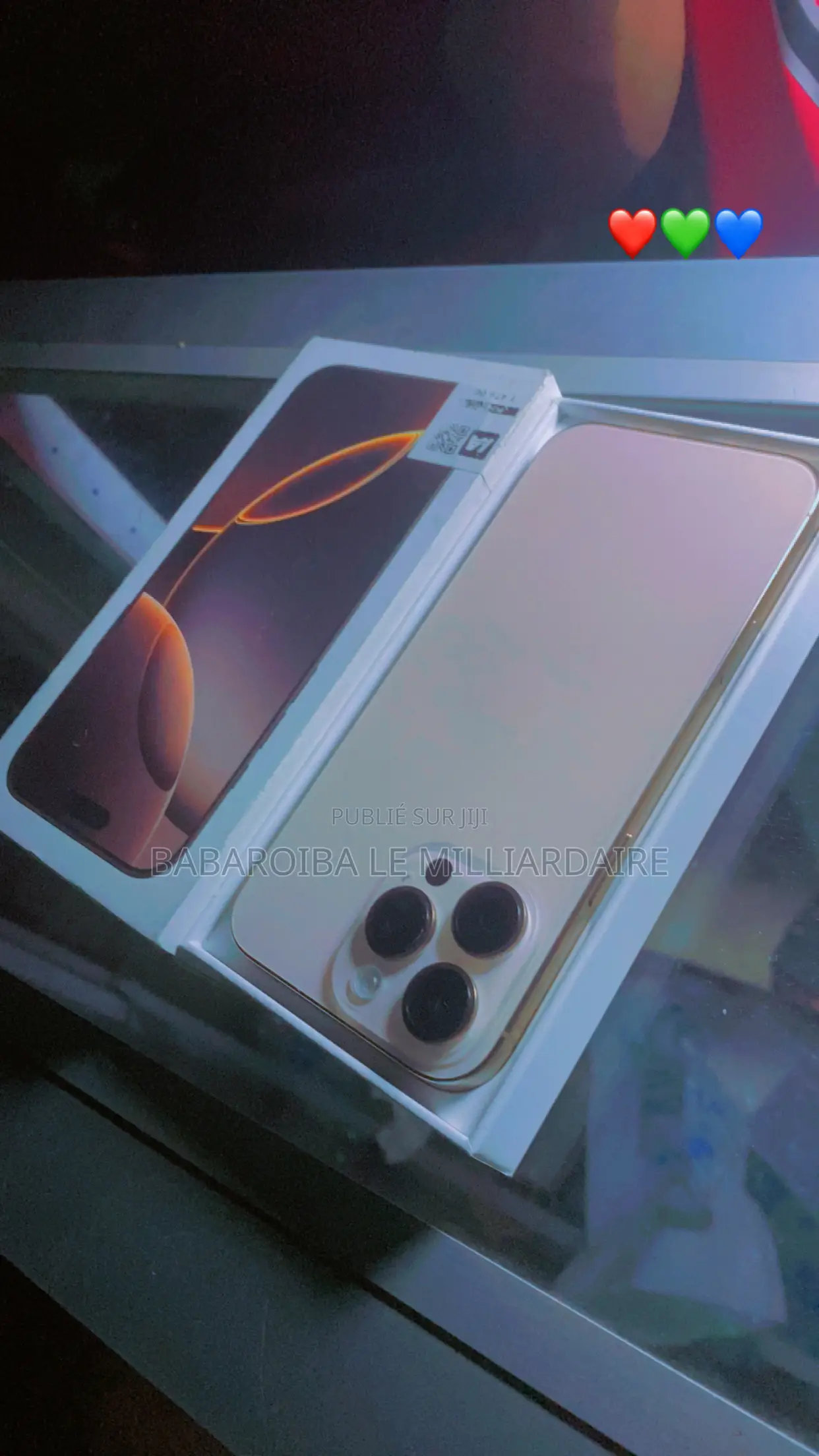 New Apple iPhone 16 Pro Max 256 GB Blanc