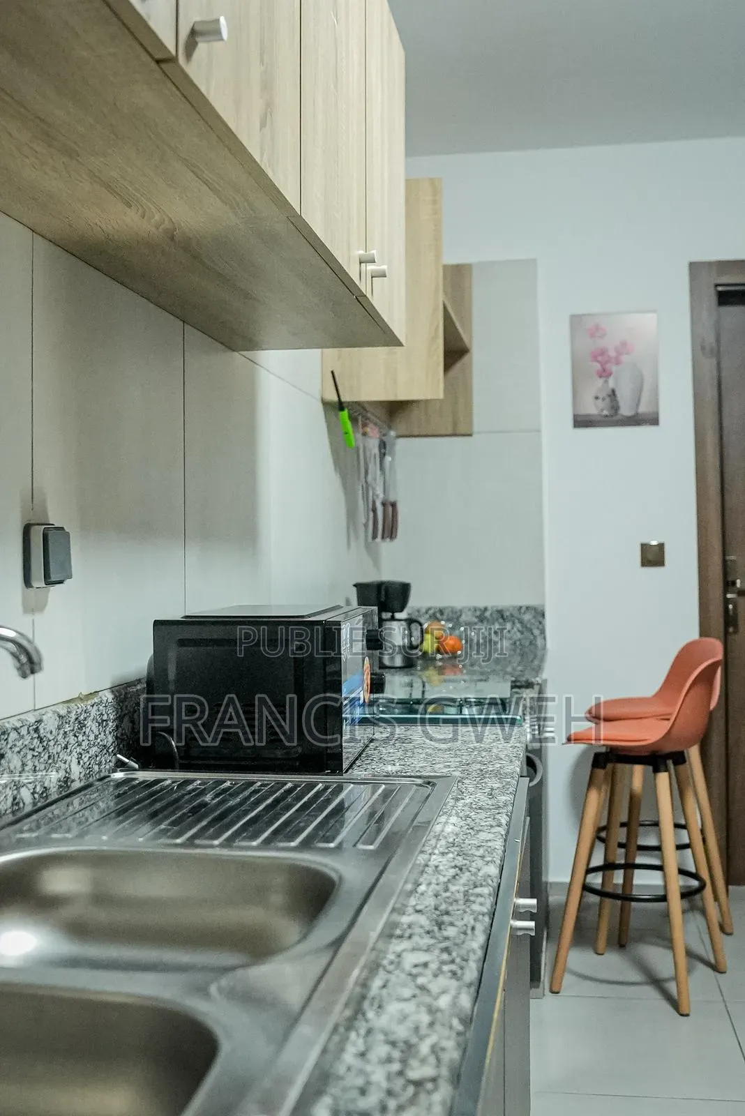 Furnished 1chbre Studio dans Francis Gweh, Cocody à Louer