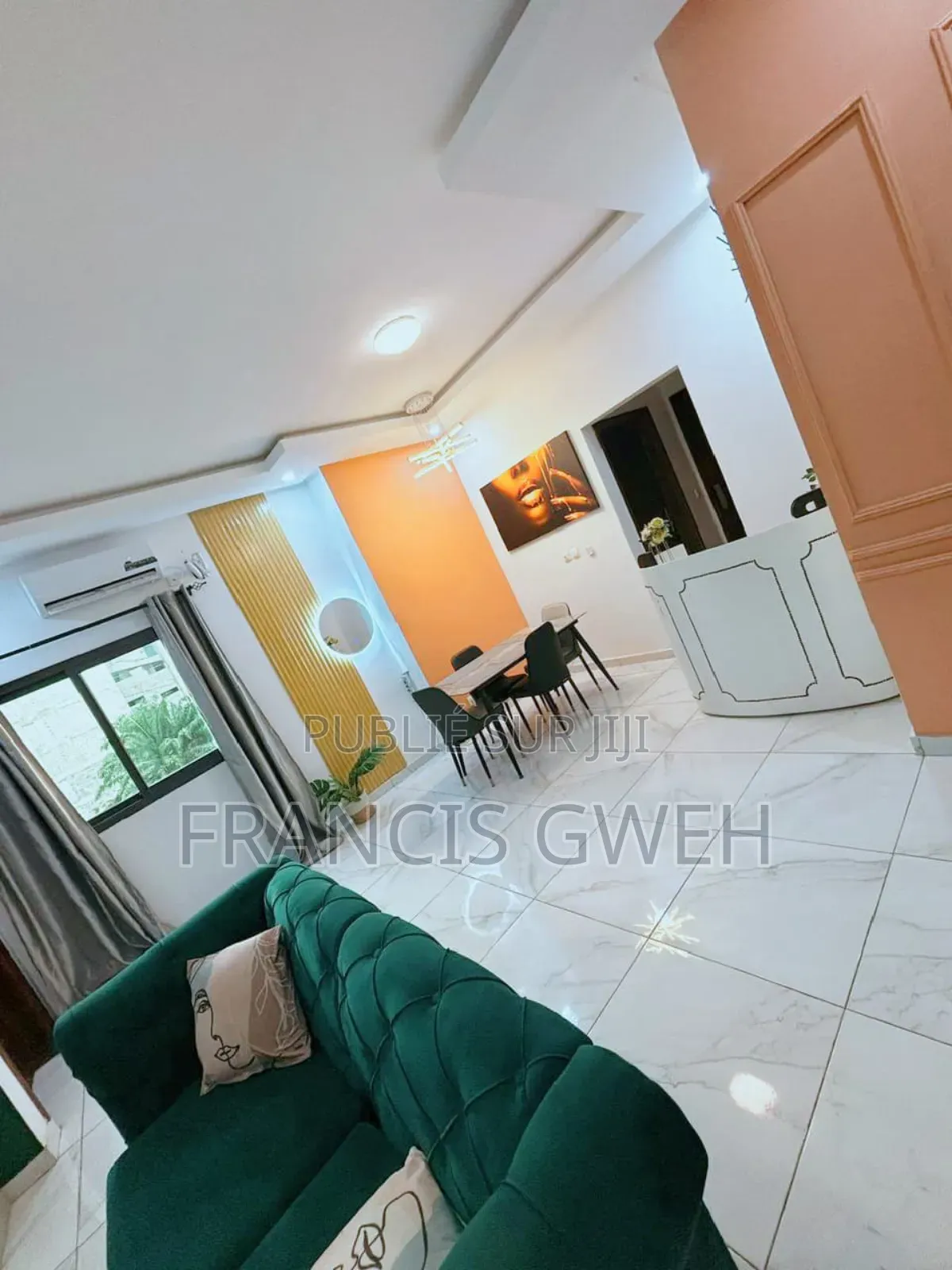 Furnished 2chbre Appartement dans Francis Gweh, Cocody à Louer