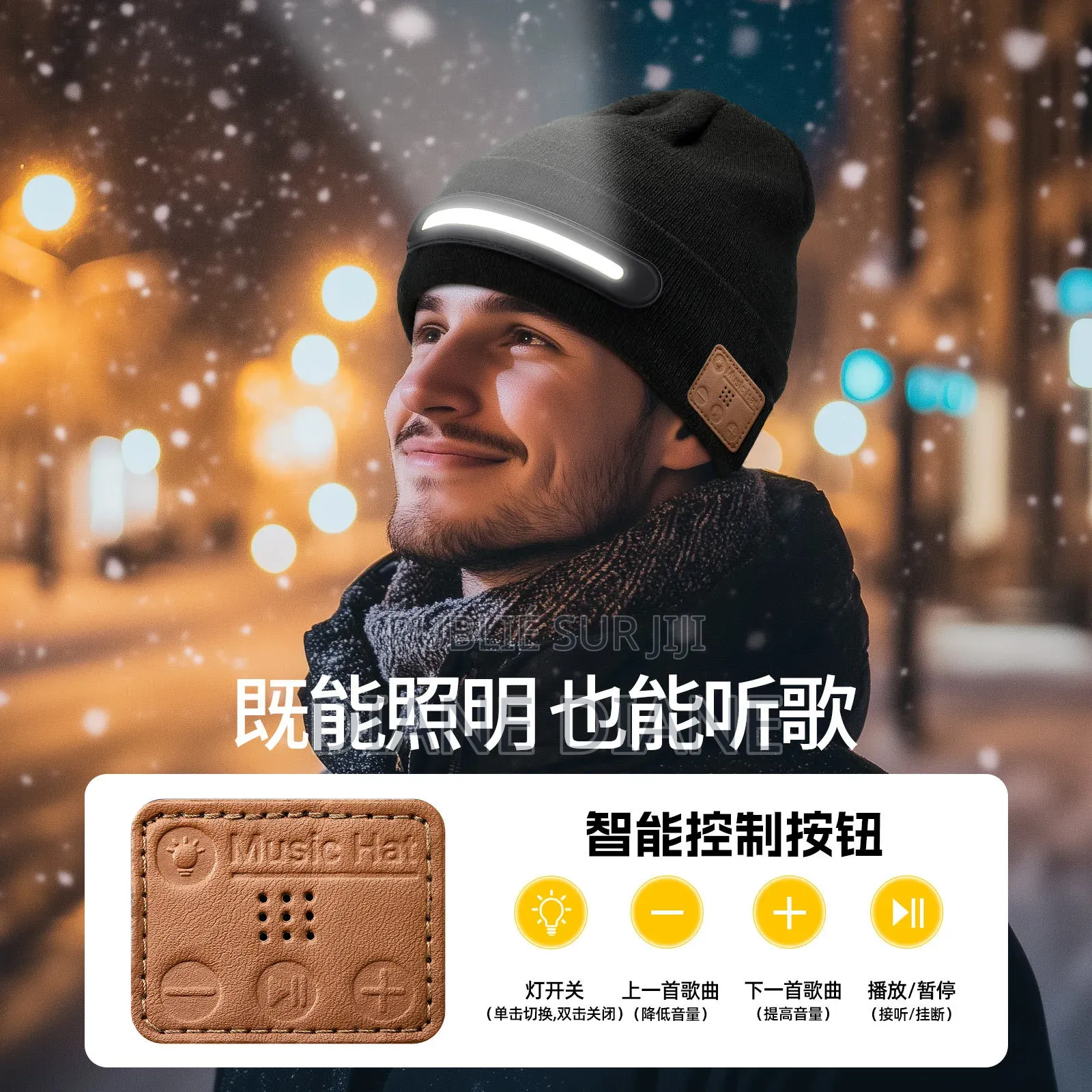 Casquette Avec Écouteurs Bluetooth Sans Fil