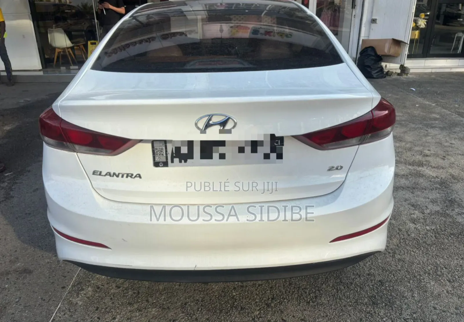 Hyundai Elantra Limited 2018 Blanc