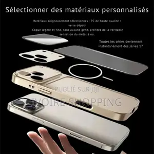Coque Magnétique iPhone 17 Pro Max – Protection 360° + Magsafe