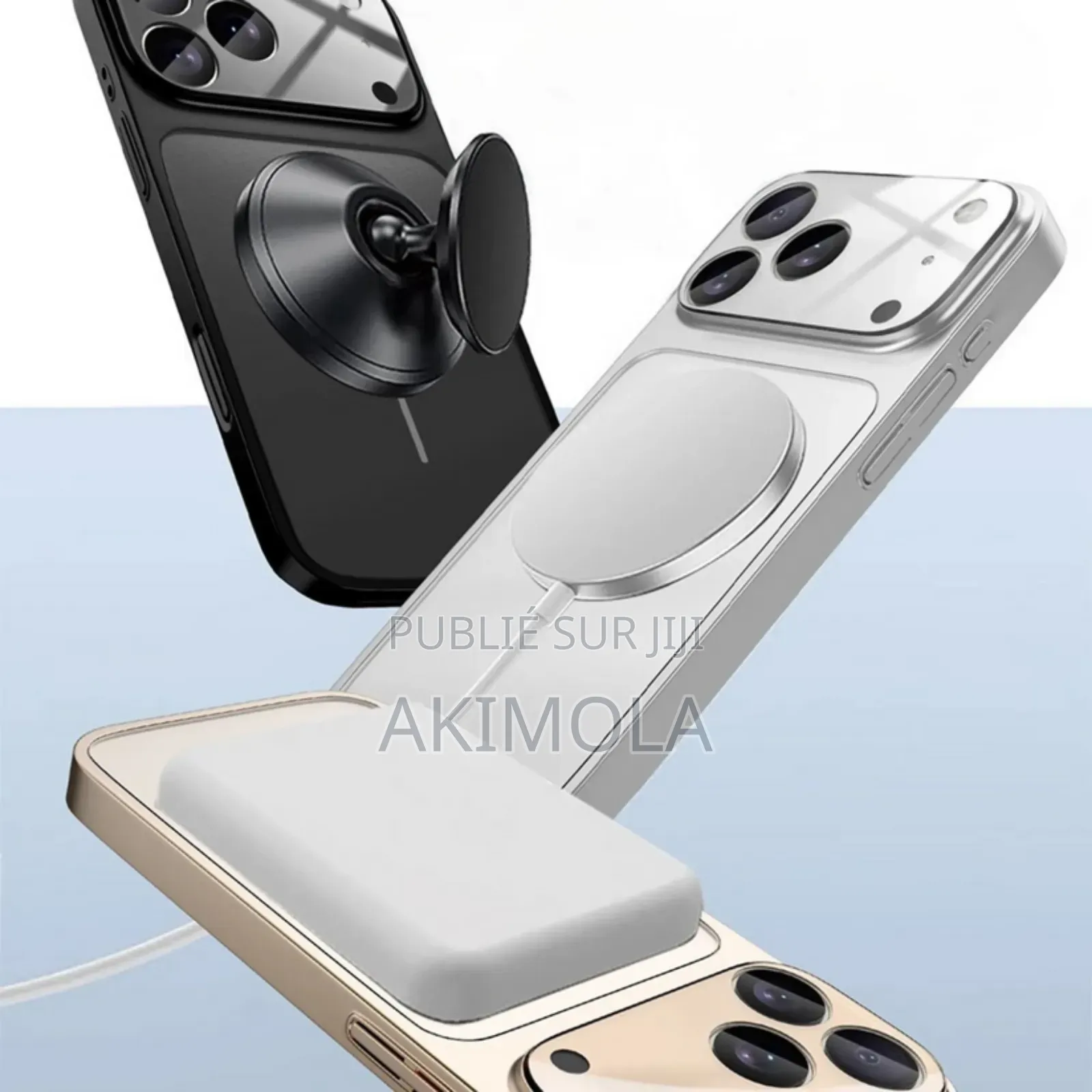 Coque Magnétique iPhone 17 Pro Max – Protection 360° + Magsafe