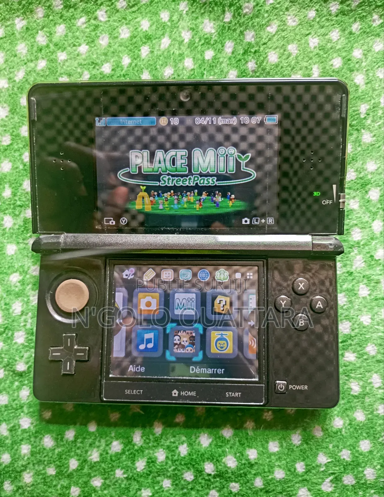 Nintendo 3ds Noire Cracker + Jeux