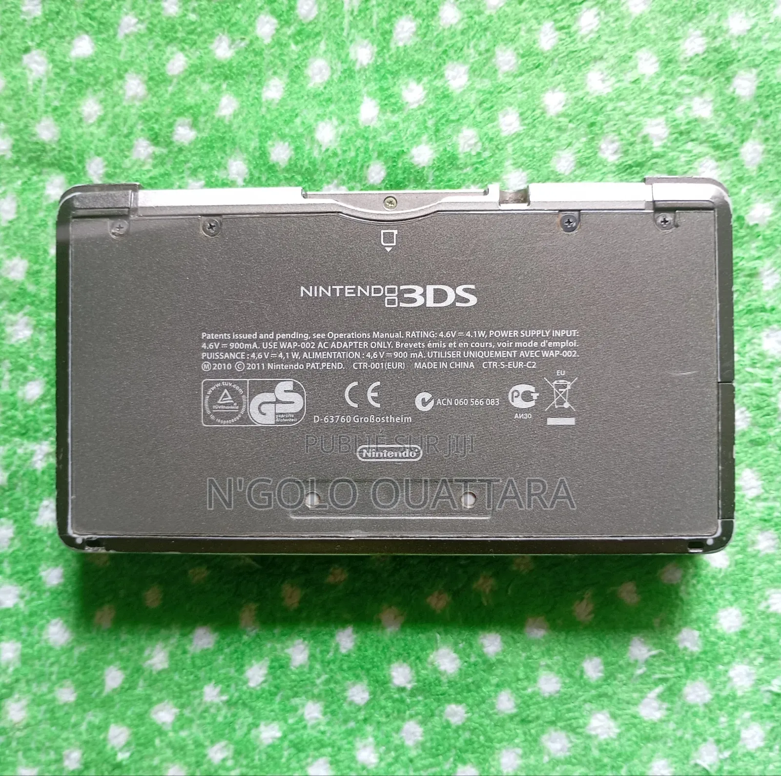 Nintendo 3ds Noire Cracker + Jeux