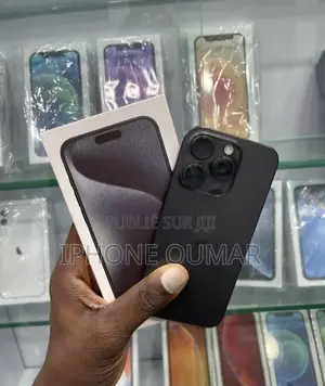 Photo - New Apple iPhone 15 Pro 256 GB Black