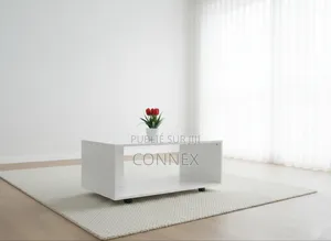 Photo - Table Centrale Moderne Sur Roulettes
