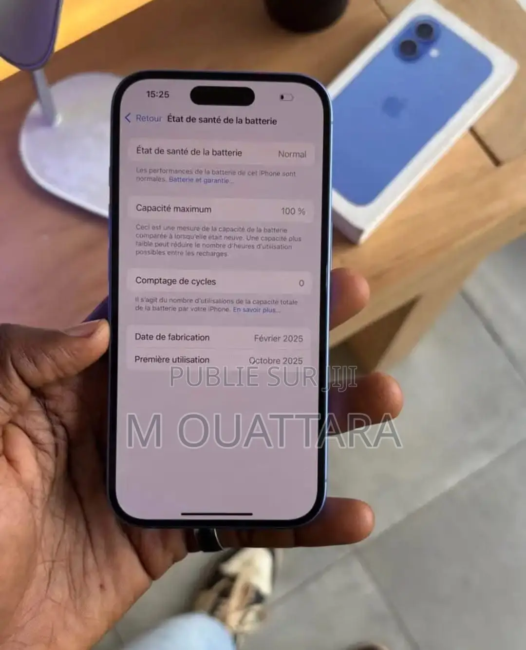 New Apple iPhone 16 128 GB Blue