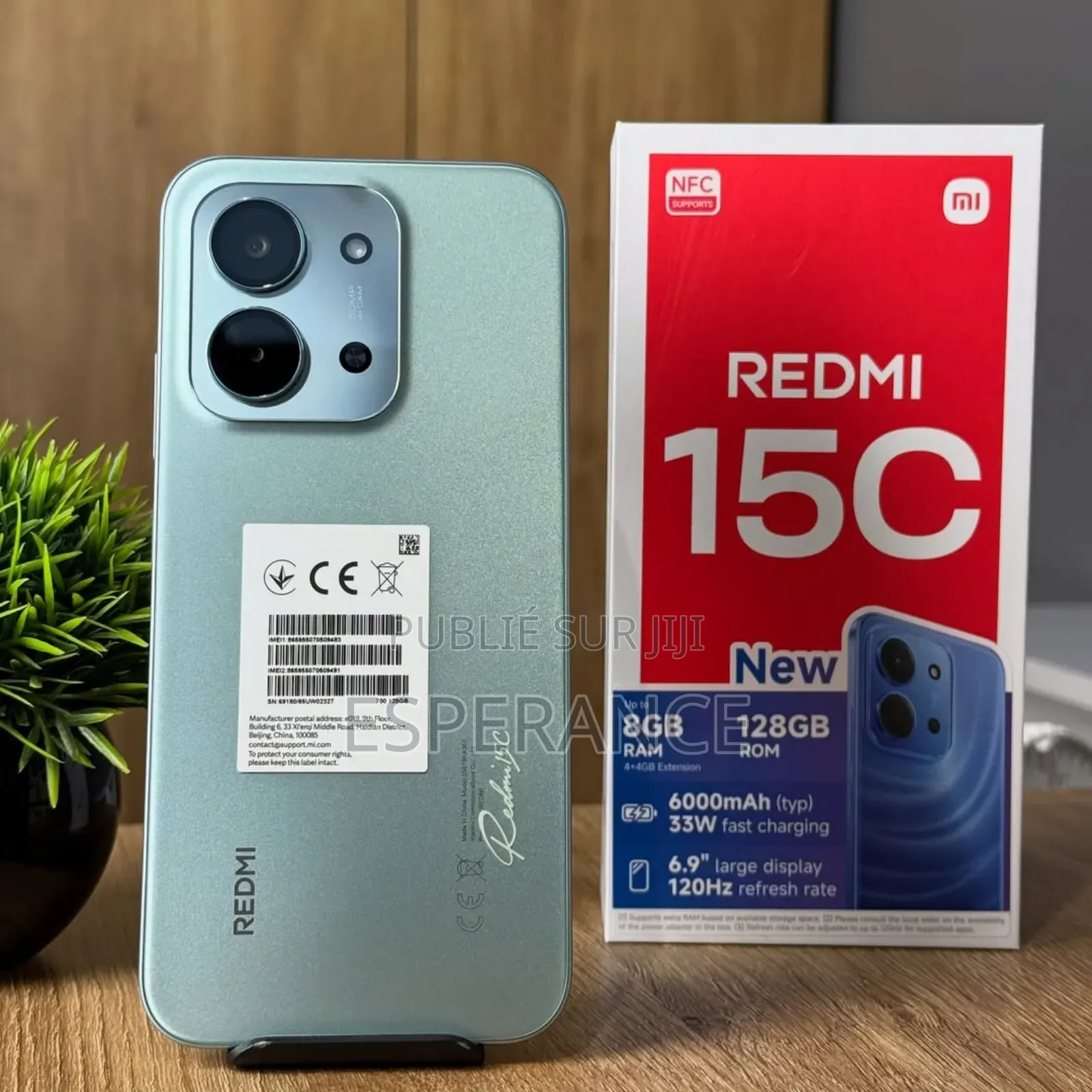 New Xiaomi Redmi 15C 4G 256 GB Doré