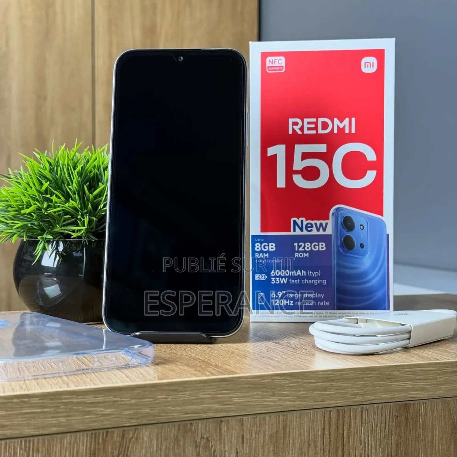 New Xiaomi Redmi 15C 4G 256 GB Doré