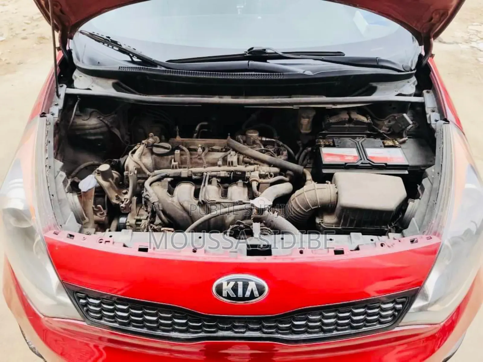 Kia Rio EX 4dr Sedan (1.6L 4cyl 6A) 2017 Rouge