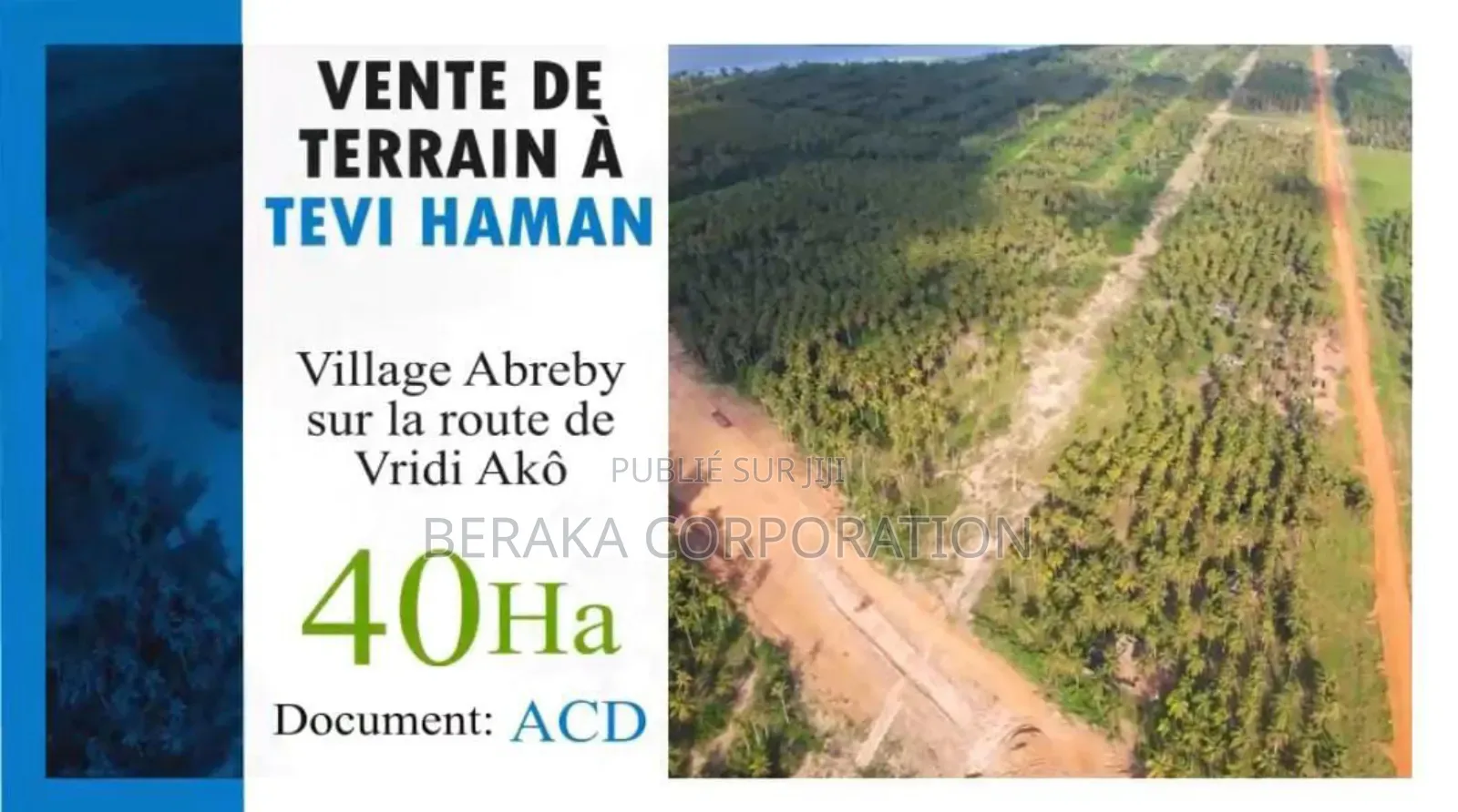 Vente Parcelle De 50 Hectares