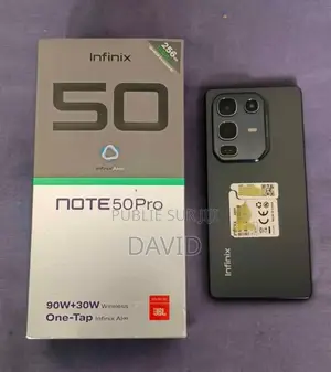 New Infinix Hot 50 Pro 256 GB Black