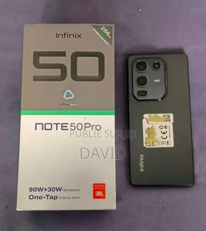 New Infinix Hot 50 Pro 256 GB Black