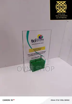 Trophée en Plexiglas