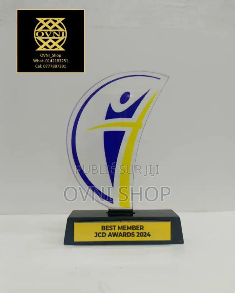 Trophée en Plexiglas