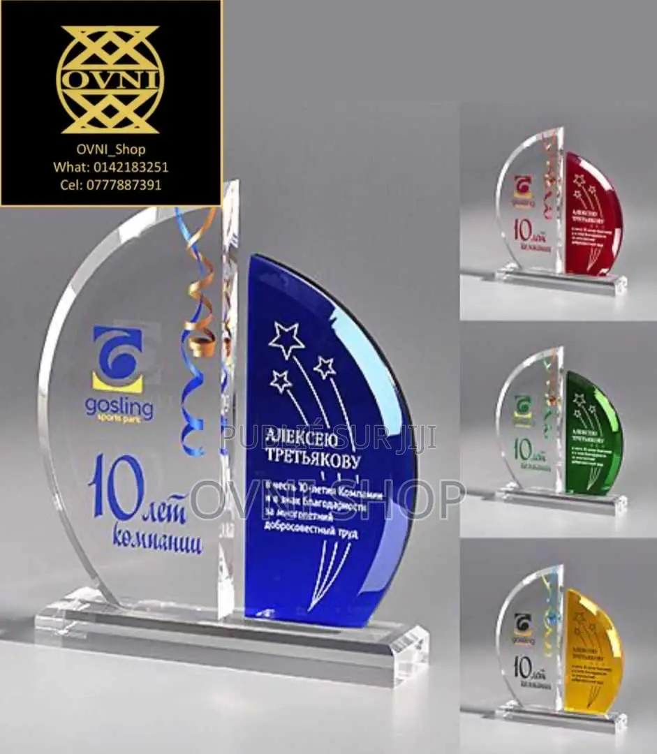 Trophée en Plexiglas