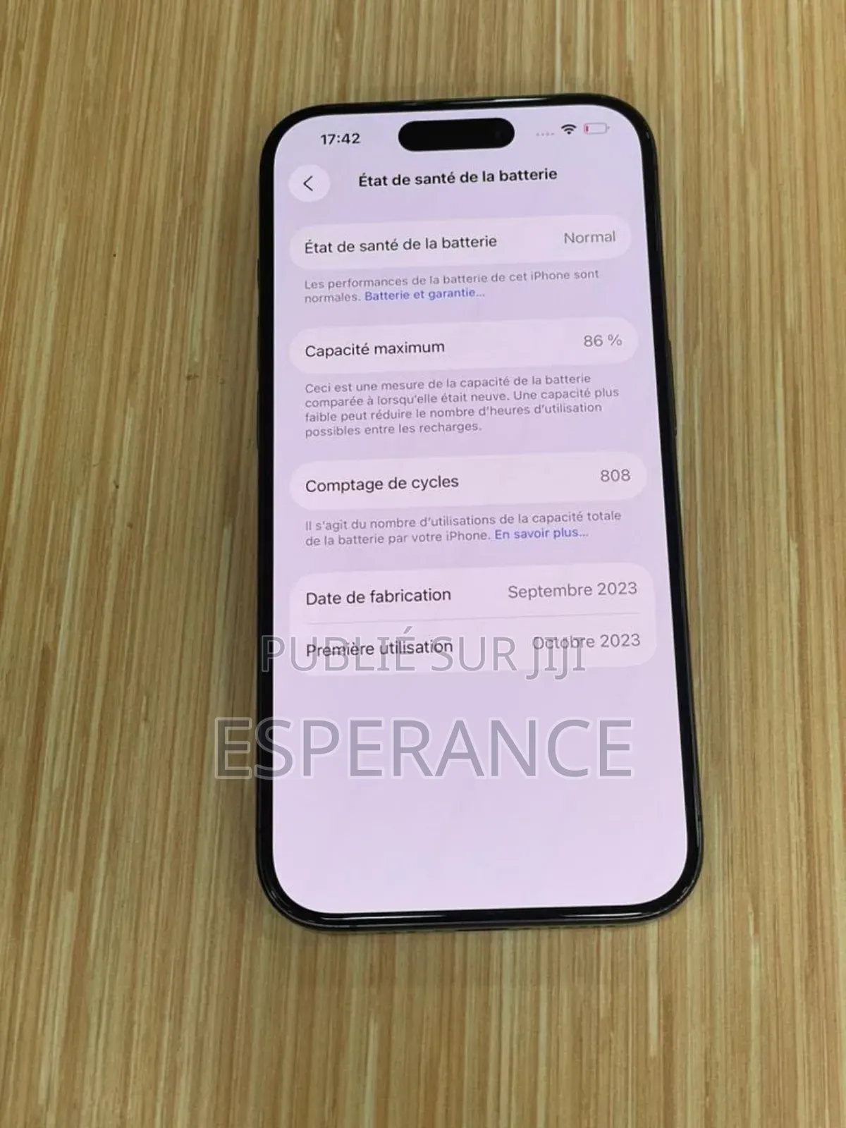 Apple iPhone 15 Pro 128 GB Rose