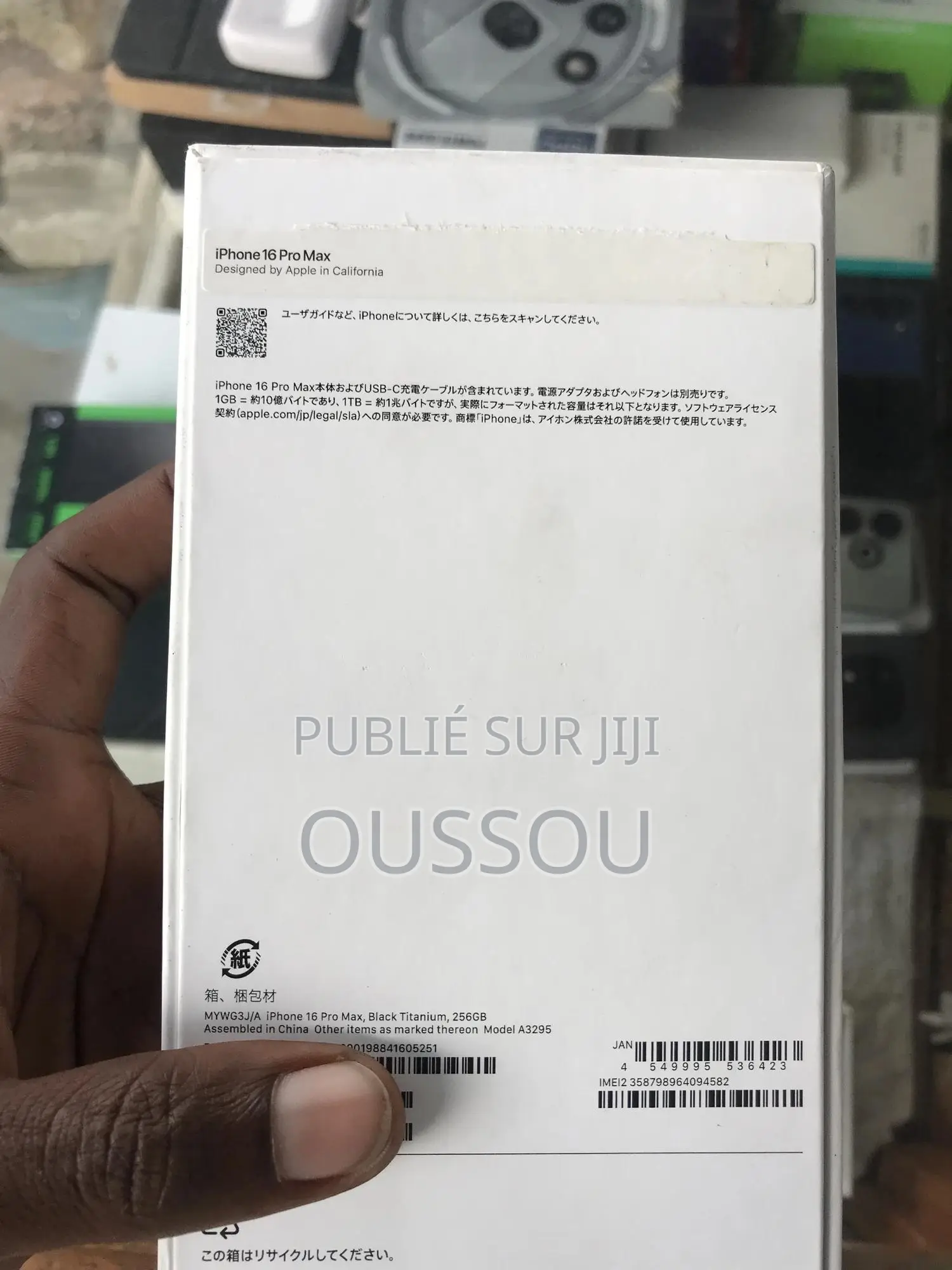 Apple iPhone 16 Pro Max 256 GB Argenté