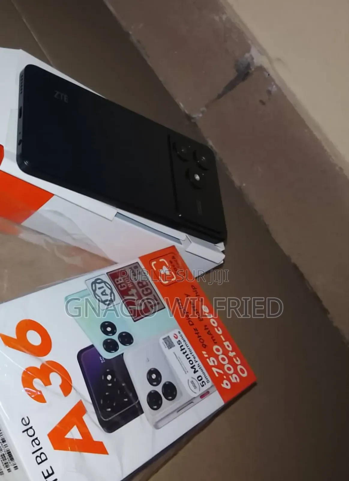 New ZTE A35 12 GB Black