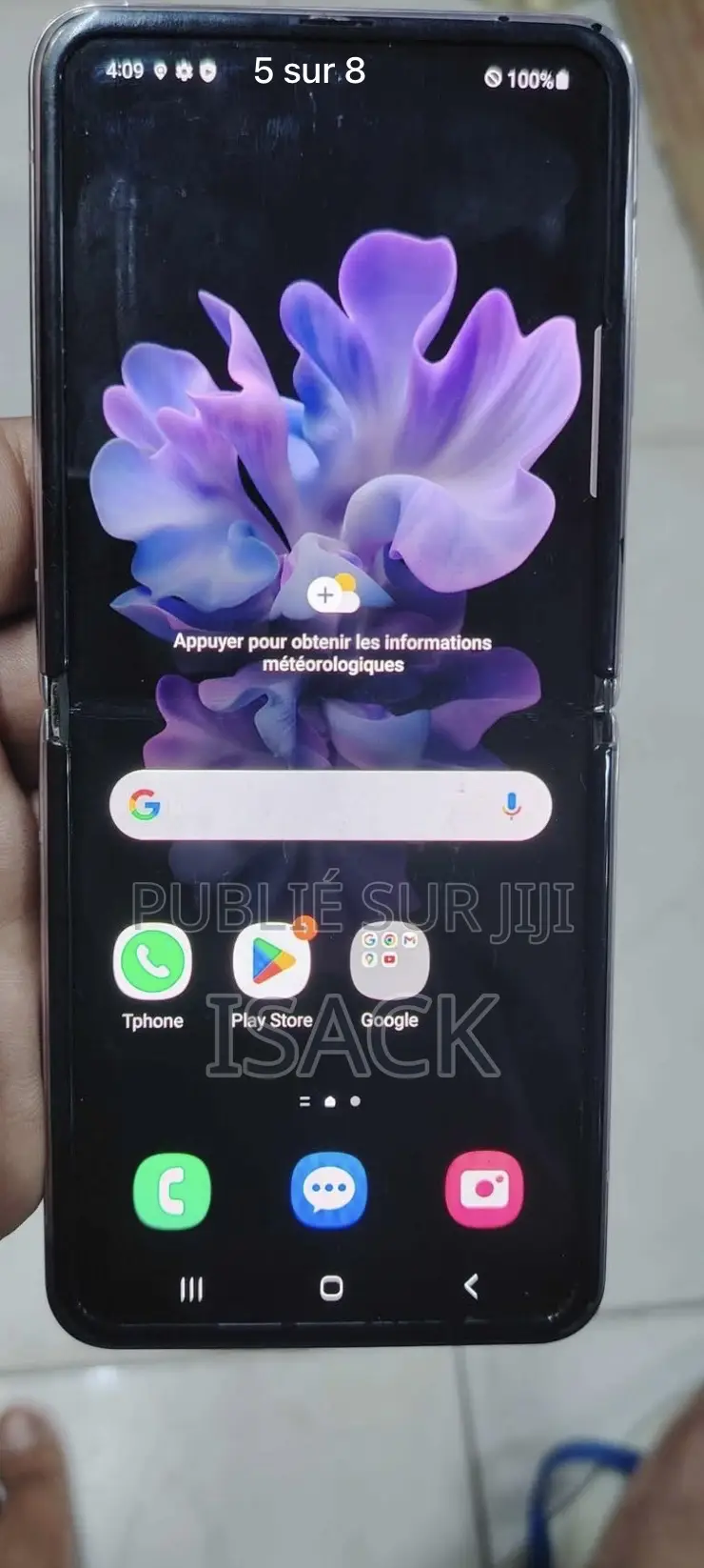 New Samsung Galaxy Z Flip 5 256 GB Blanc