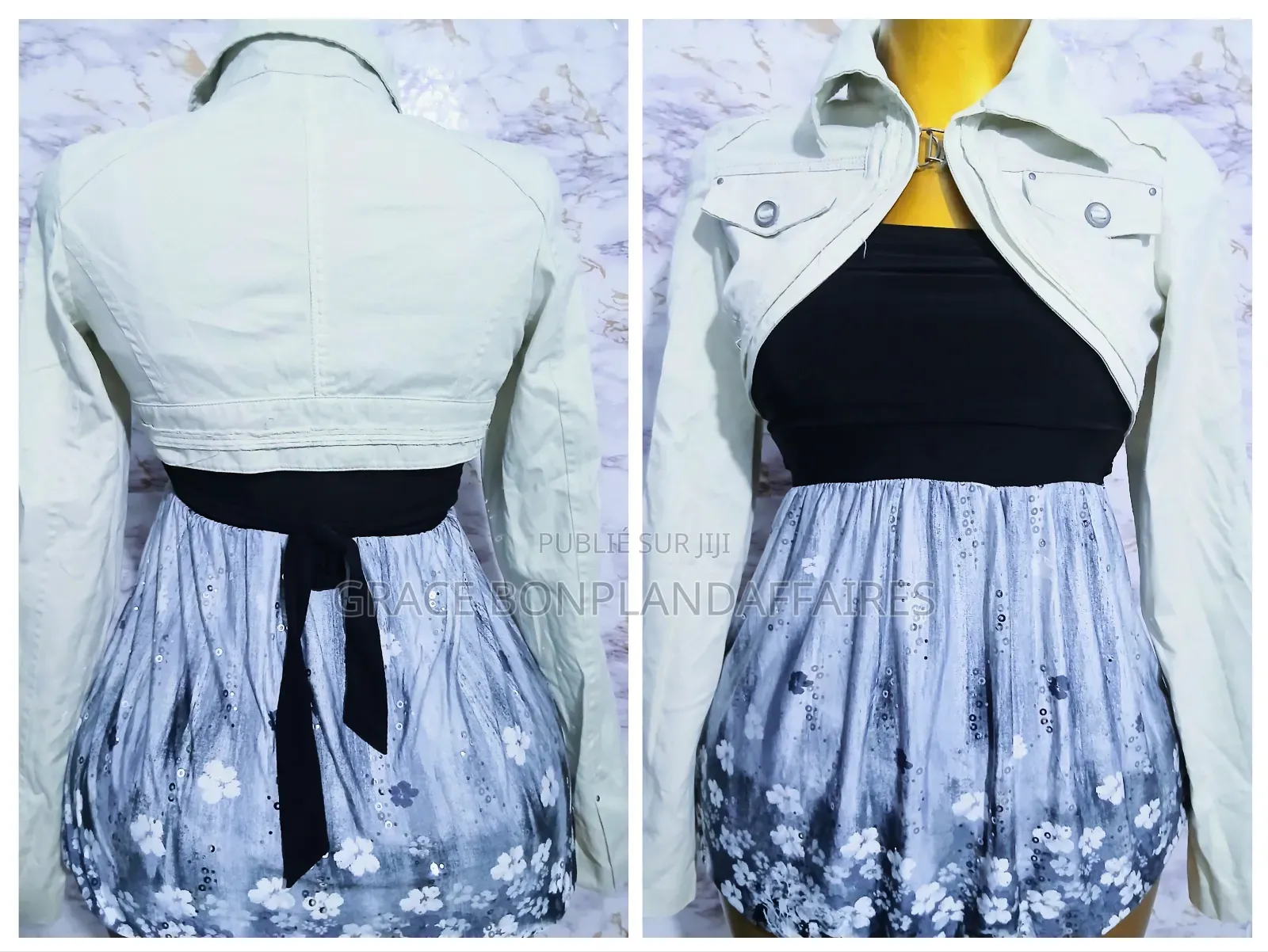 Robe Élégante À Motif Floral. Solde : Tout À 1500fcfa