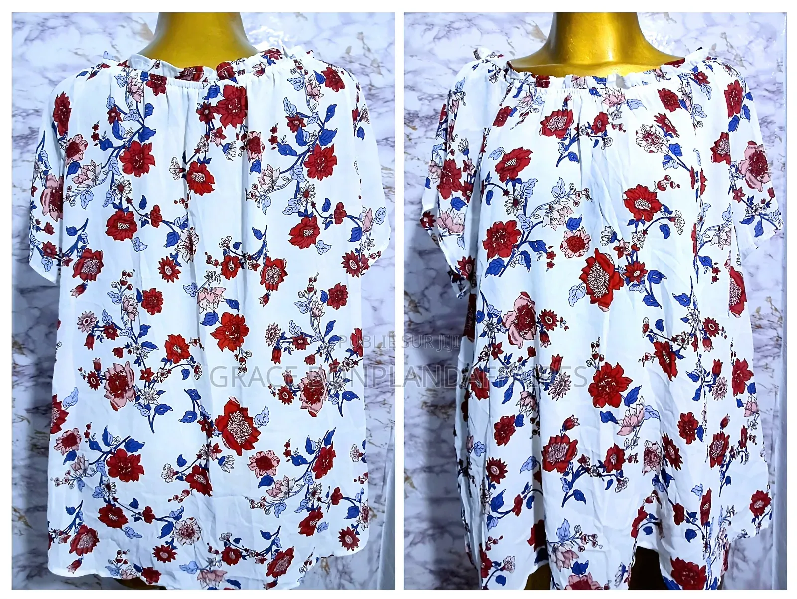 Robe Élégante Avec Dentelle. Solde :Tout À 1500fcfa