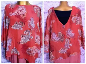 Photo - Haut Imprimé Bohème Chic. Solde : Tout À 1500fcfa