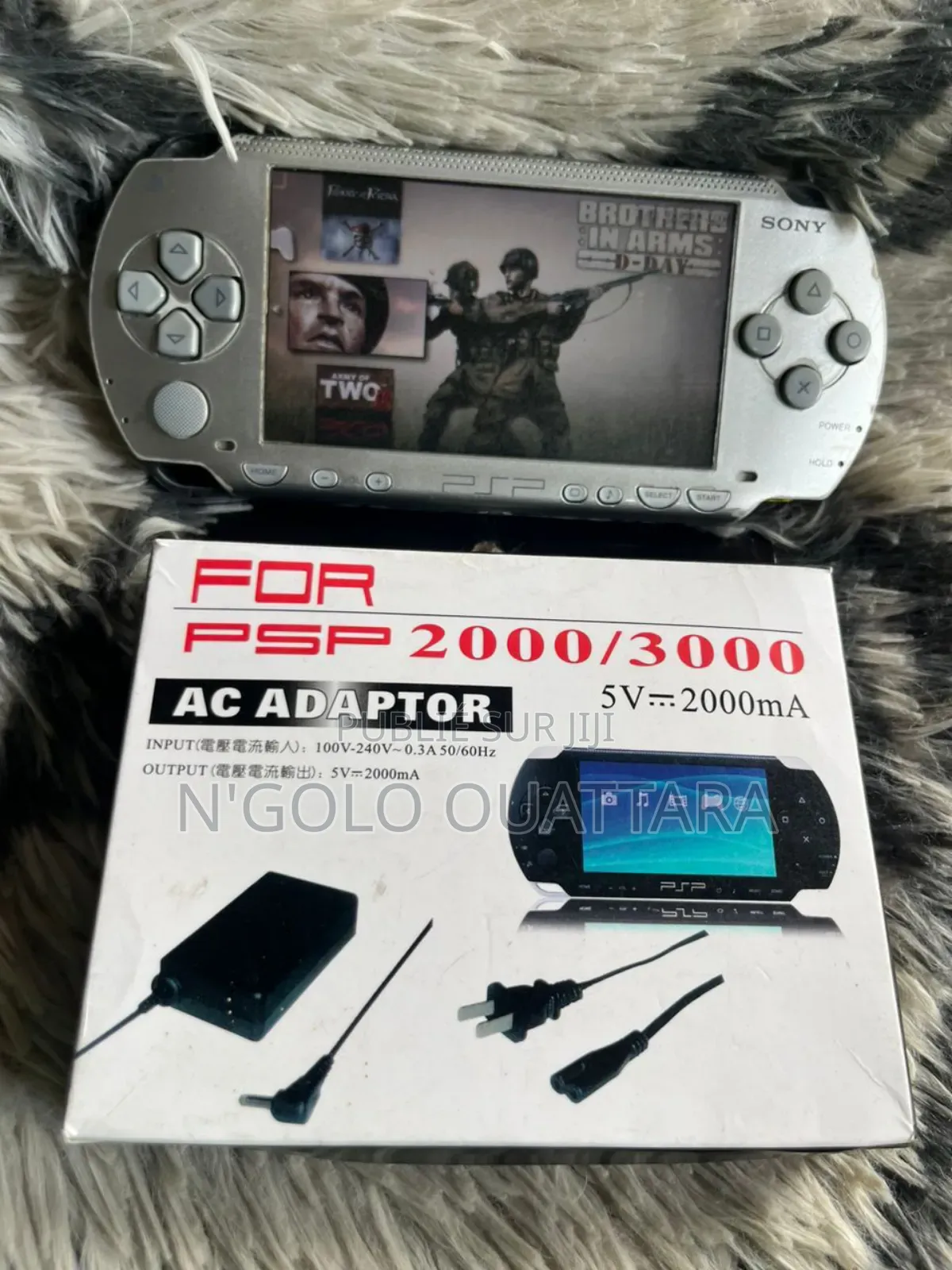 PSP Gris Cracker + Jeux