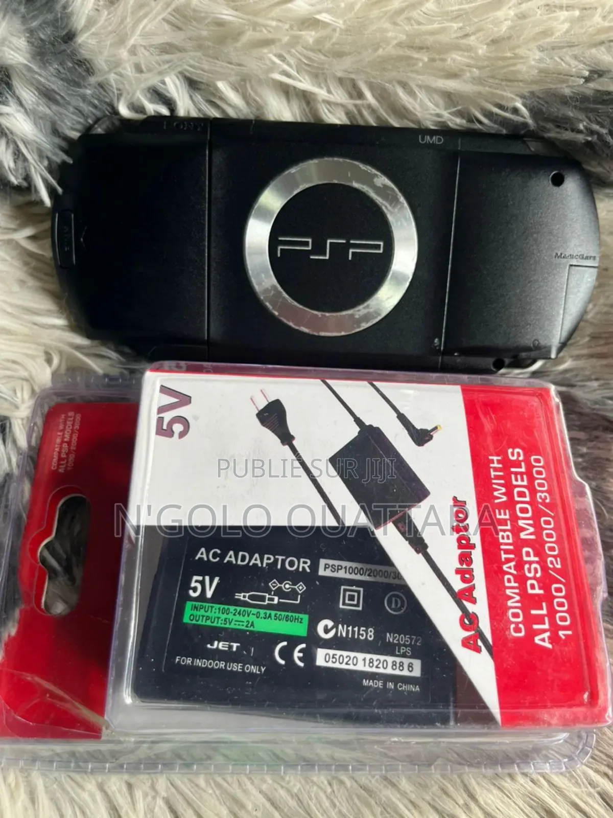 PSP Noir Cracker + Jeux