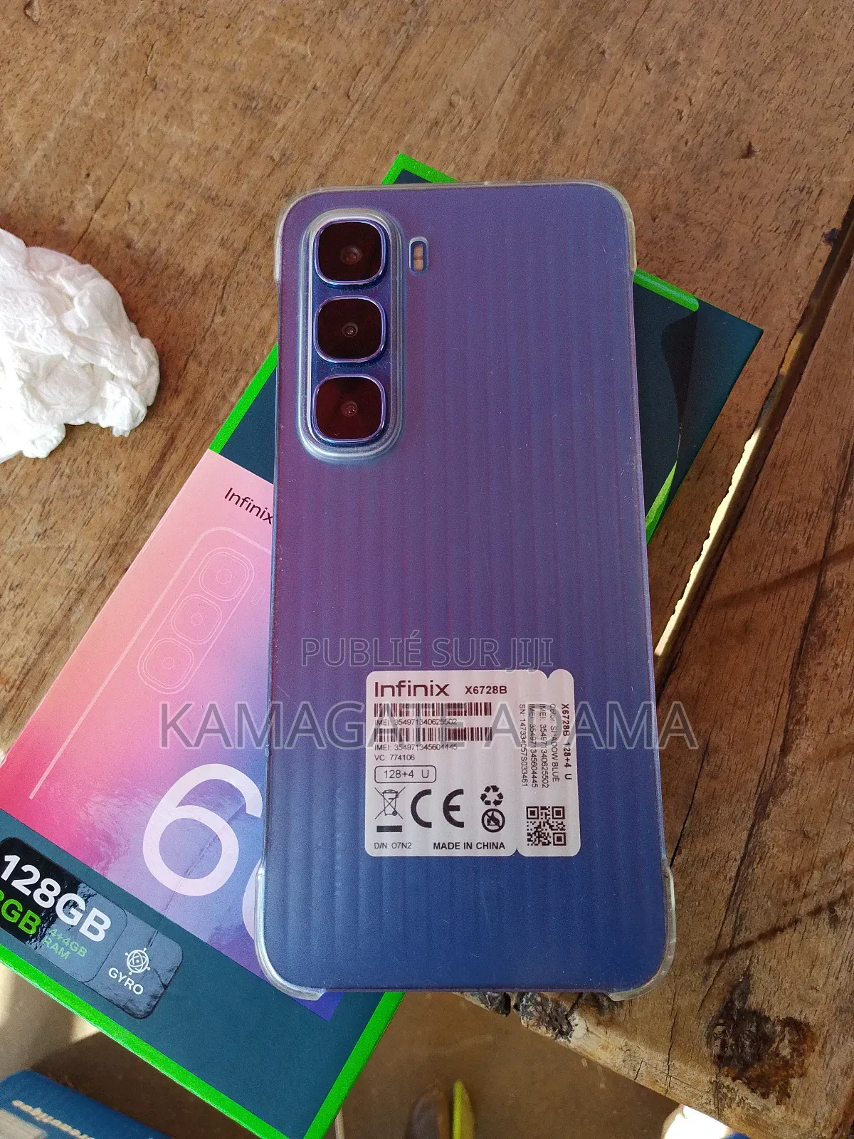 Infinix Hot 60 128 GB Blue