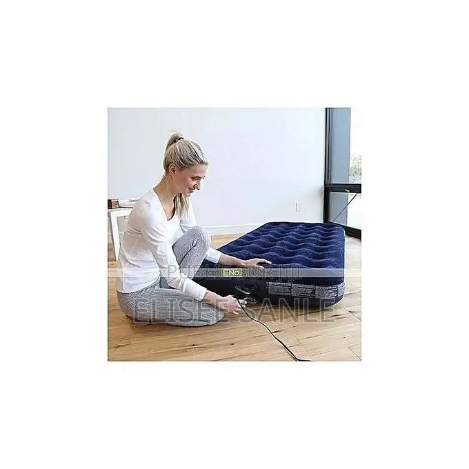 Matelas Gonflable + Pompe Offerte 1 Place