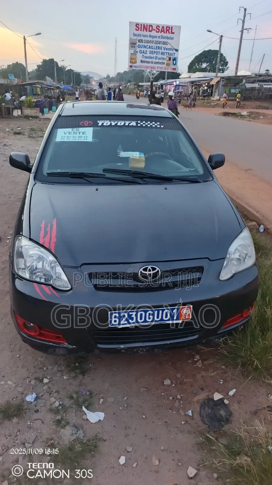 Toyota Corolla 2.0 D Sedan 2002 Gris