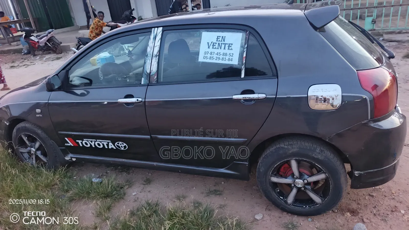 Toyota Corolla 2.0 D Sedan 2002 Gris