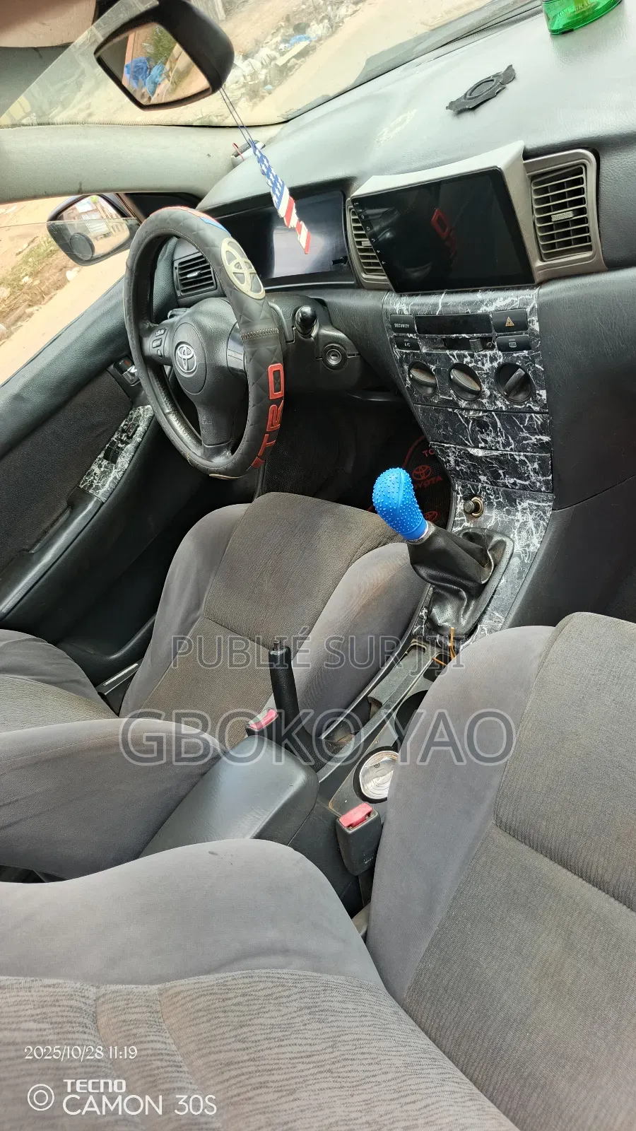 Toyota Corolla 2.0 D Sedan 2002 Gris