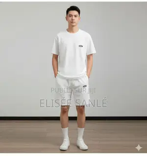 Photo - Ensemble De Survêtement Homme en Maille Gaufrée