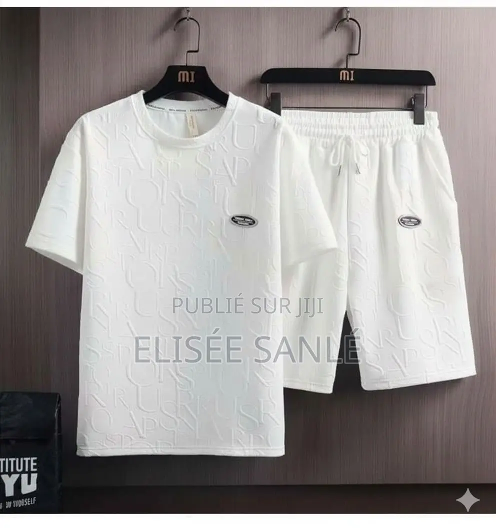 Ensemble De Survêtement Homme en Maille Gaufrée