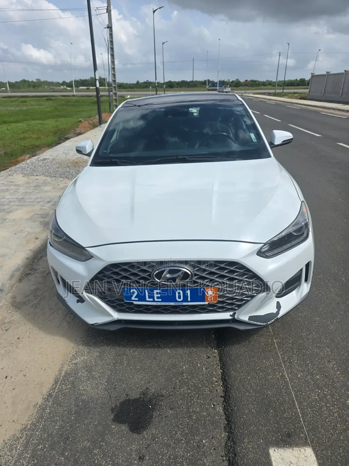 Hyundai Veloster Turbo 2019 Blanc