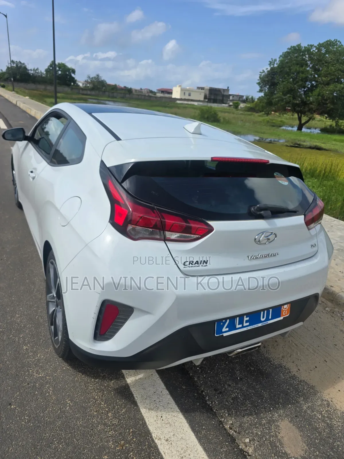 Hyundai Veloster Turbo 2019 Blanc