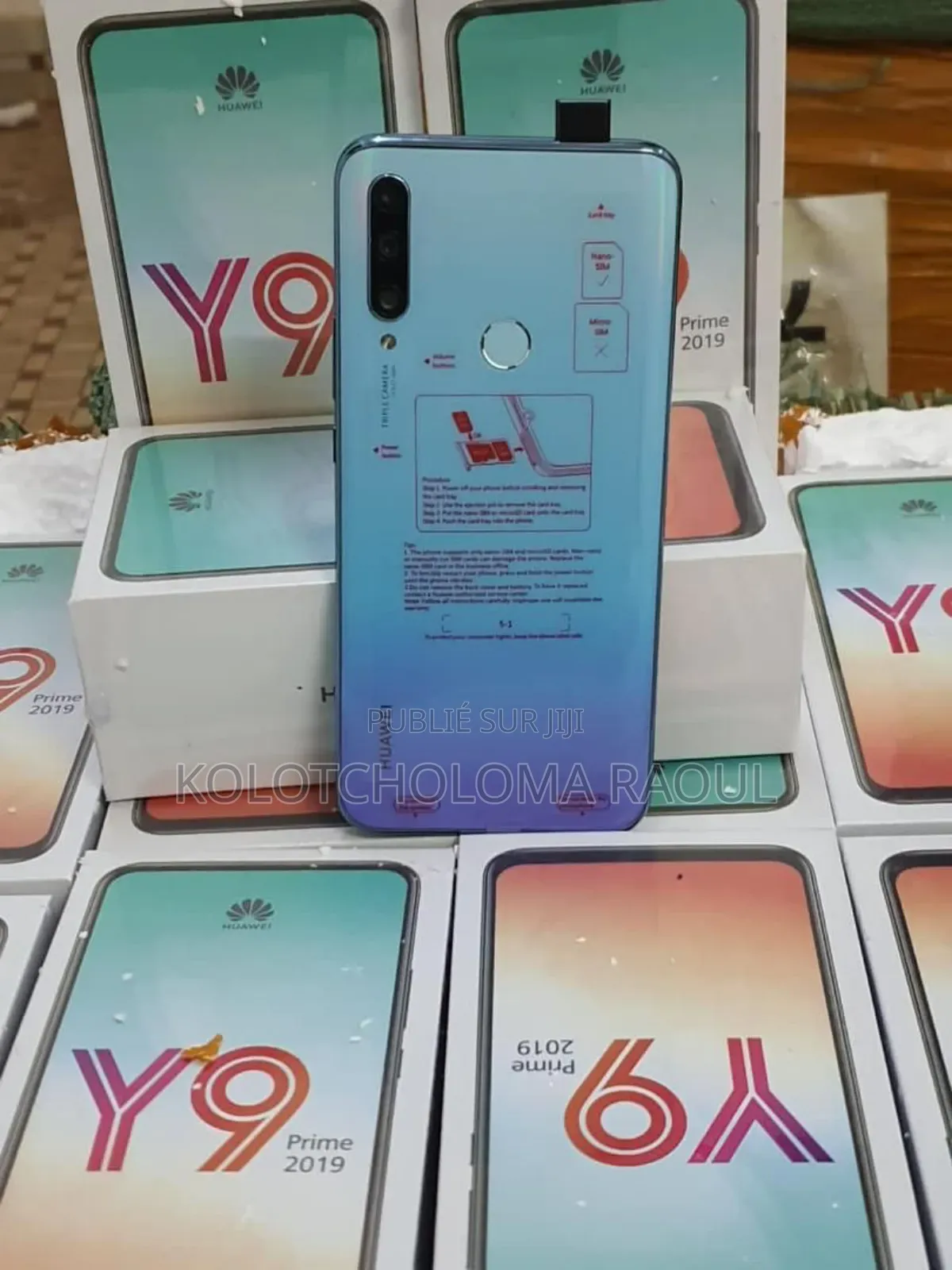 New Huawei Y9 Prime 2019 128 GB Blue